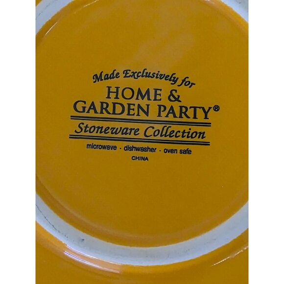 Vintage Home & Garden Party Stoneware Plate - Picture 7 of 7